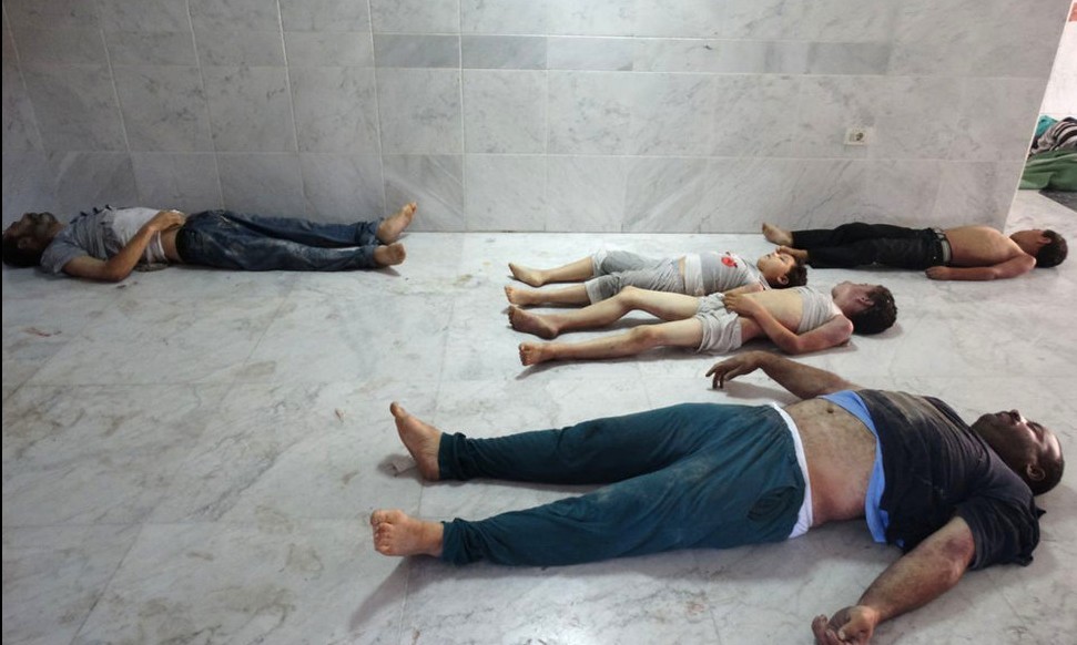叙利亚政府使用化学武器 致上千人死亡