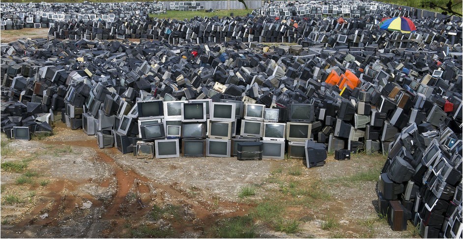 株洲市旧电视机堆积如山
